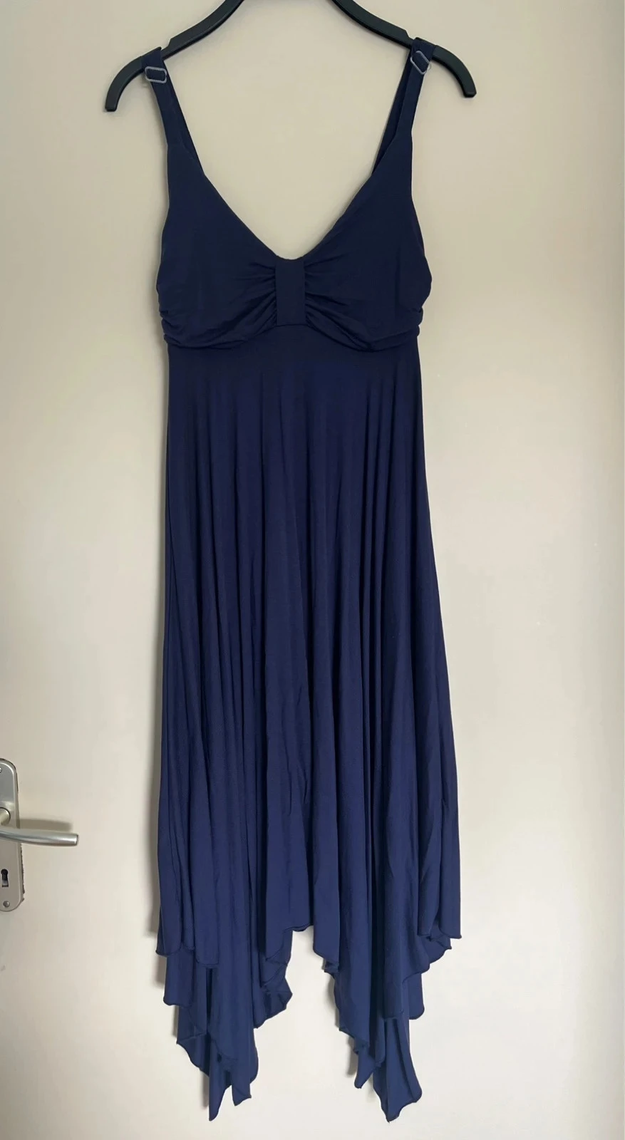 Robe longue bleu marine Bodyflirt, taille XS